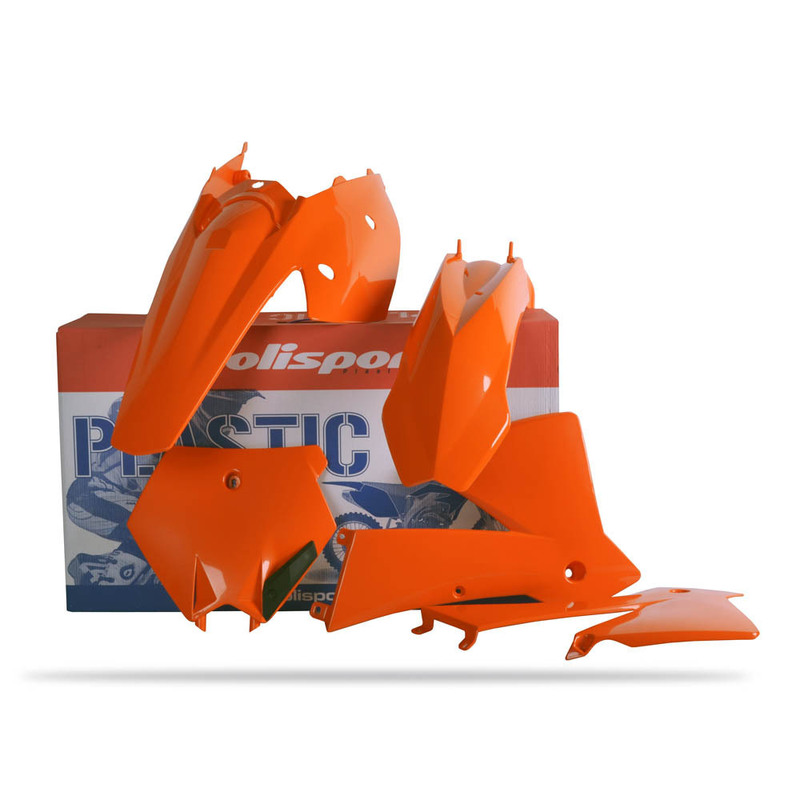 POLISPORT PLASTICS MX KIT KTM SX 03-04/EXC/EXC-F 04 - ORANGE