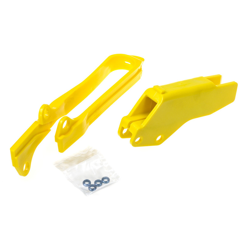 POLISPORT CHAIN GUIDE & SLIDER KIT SUZUKI RM-Z250 10-11/RM-Z450 07-17 - YELLOW