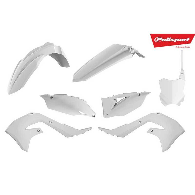 POLISPORT MX KIT KX250F 21-23/KX450F 19-23 - WHITE 