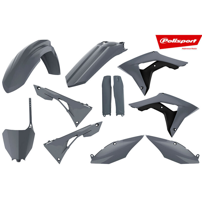 POLISPORT MX KIT HONDA CRF250R 18/CRF450R 17-18 - NARDO GREY - INCLUDES FORK GUARDS