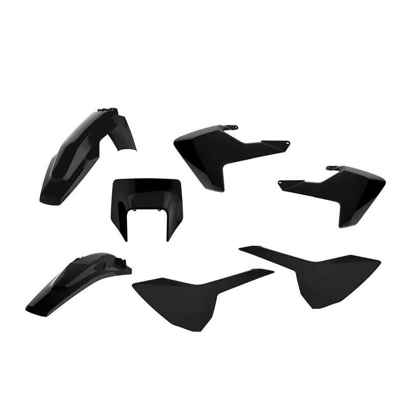 POLISPORT ENDURO KIT HUSQVARNA TE/FE 17-19 (INCL. HEADLIGHT SURROUND) - BLACK
