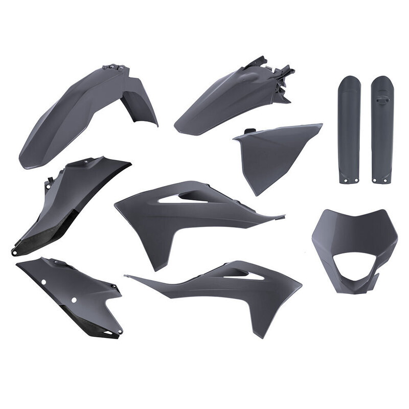 POLISPORT ENDURO KIT GASGAS EC/EC-F 21-23 - NARDO GREY (INCL. HEADLIGHT SURROUND & FORK GUARDS) 