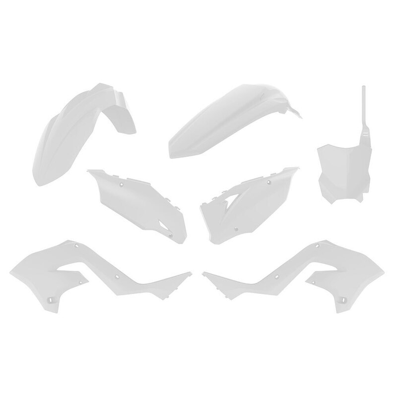 POLISPORT MX RESTYLING KIT KAWASAKI KX125/250 03-08 - WHITE 