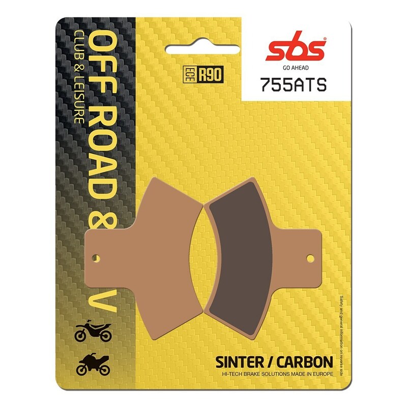 SBS SINTERED BRAKE PADS ATV FRONT REAR