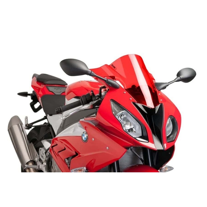 Puig Z-Racing Screen Compatible with BMW S1000RR 2015 - 2018 (Red)