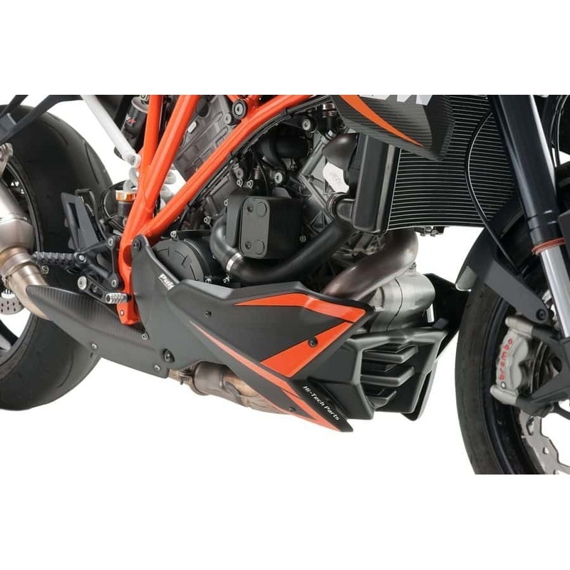 Puig Engine Spoiler Compatible With KTM 1290 Superduke GT/R (Matt Black)