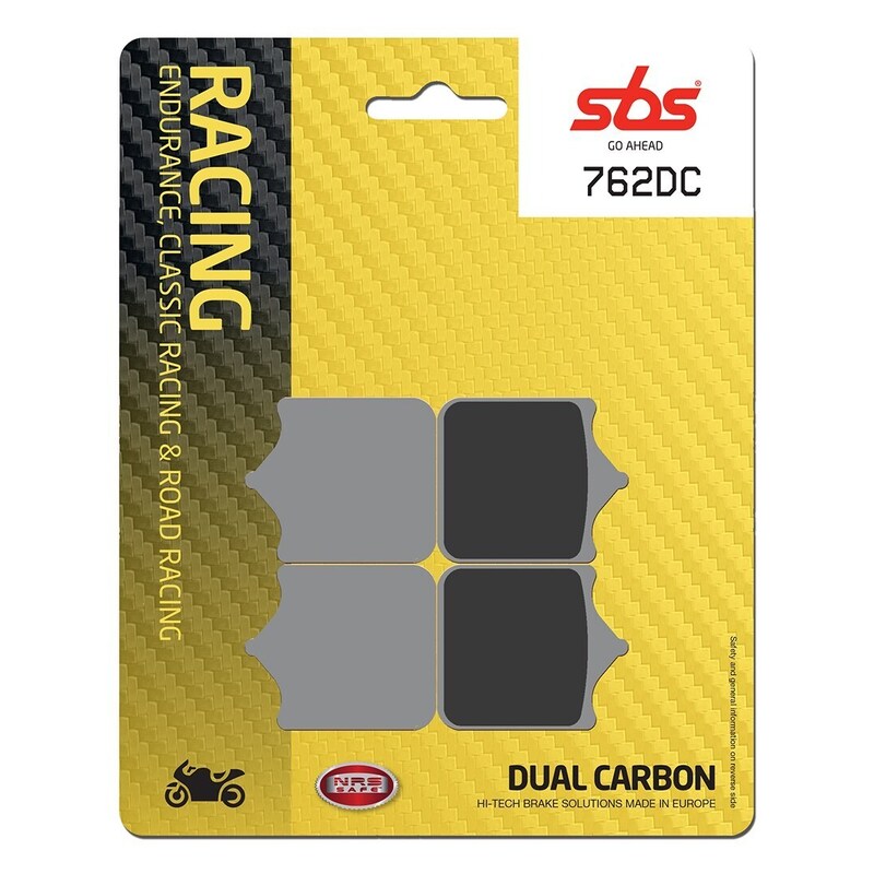 SBS FRICTION - Dual Carbon Front Brake Pads - (Track Use)