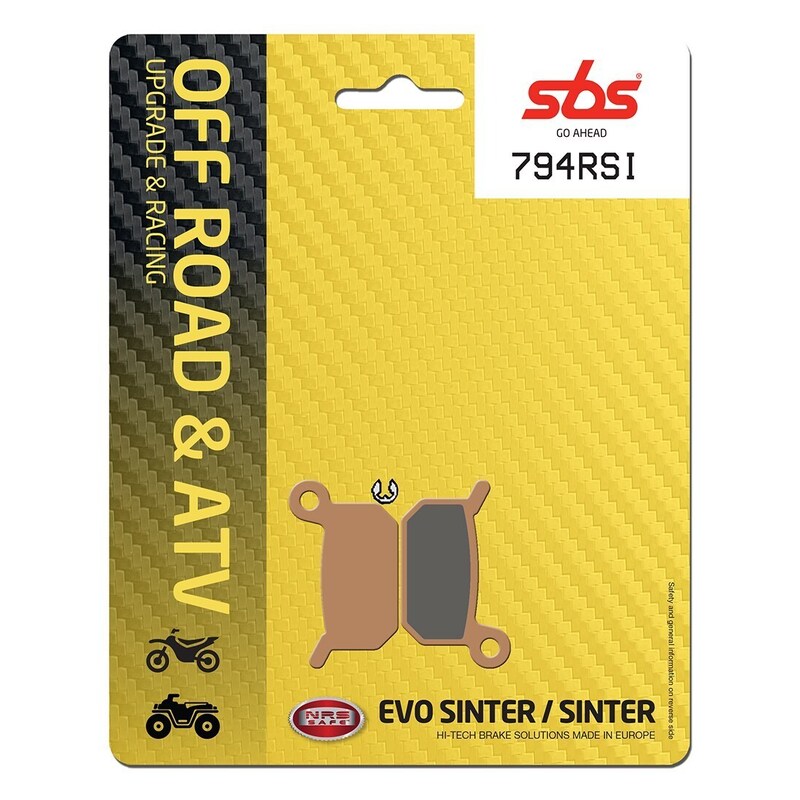 SBS RACING BRAKE PADS OFFROAD FR/RR