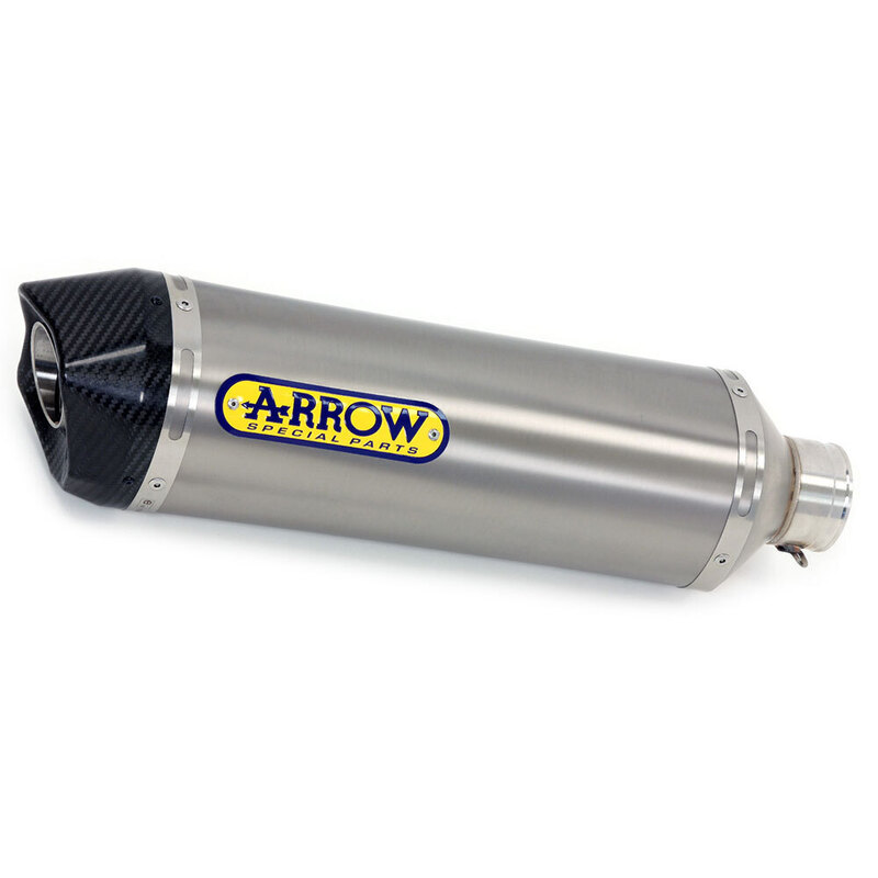 ARROW Silencer 71854AK RACE-TECH Aluminium with Carbon Fibre End Cap 