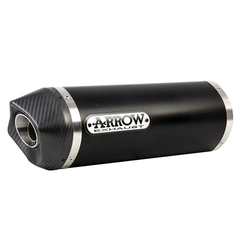 ARROW Silencer 71854AKN RACE-TECH Aluminium Dark with Carbon Fibre End Cap 