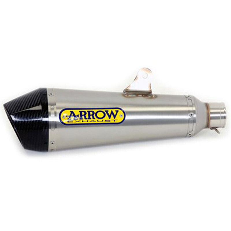 ARROW Silencer X-KONE Nichrom Silver with Carbon Fibre End Cap 