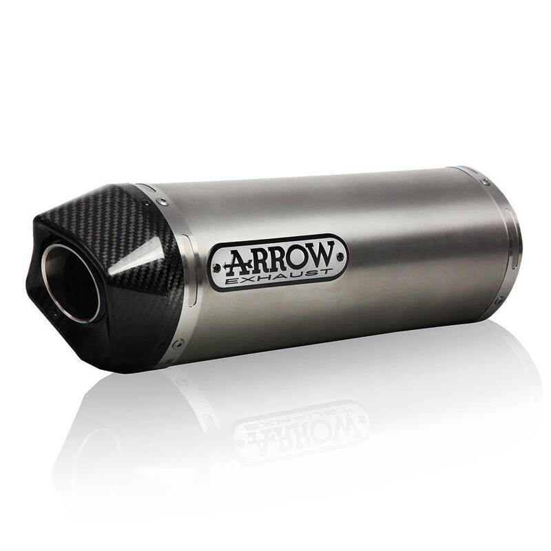 ARROW Silencer Race-TECH Titanium with Carbon Fibre End Cap 