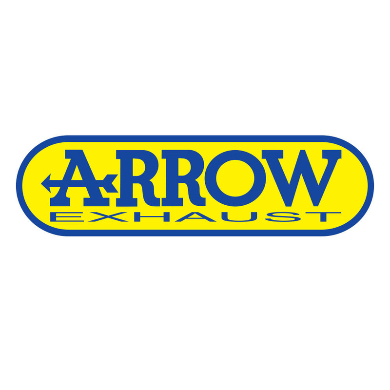 ARROW Silencer 71903AK RACE-TECH Aluminium Silver with Carbon Fibre End Cap BMW S1000RR for 2019 >> UP