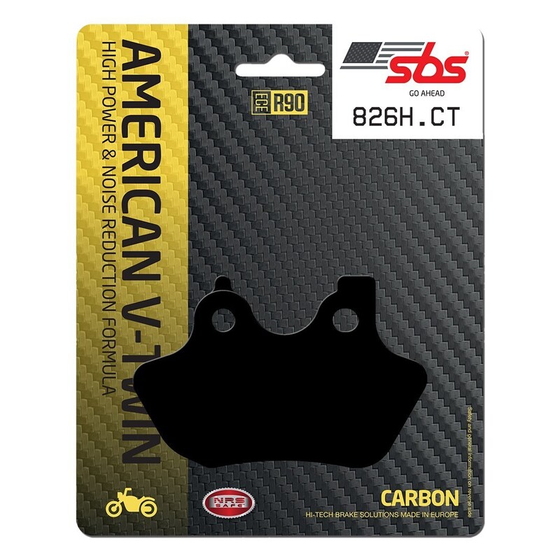 SBS FRICTION - Carbon Tech Front / Rear H-D Brake Pads