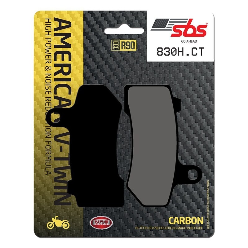 SBS FRICTION - Carbon Tech Front / Rear H-D Brake Pads