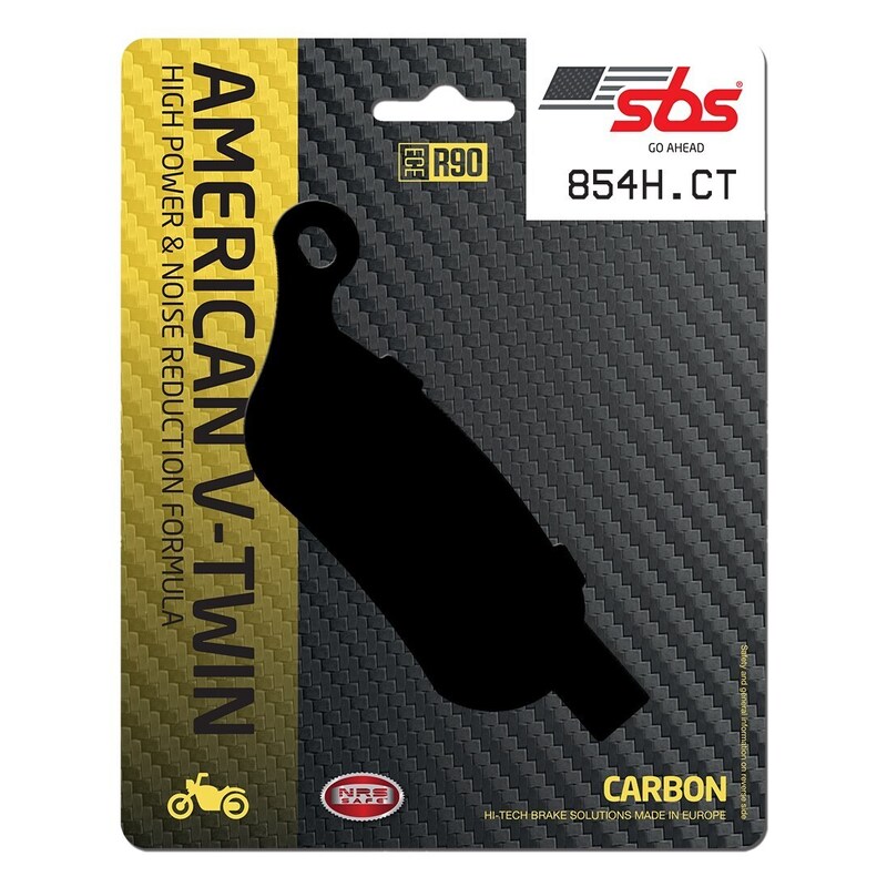 SBS FRICTION - Carbon Tech Rear H-D Brake Pads