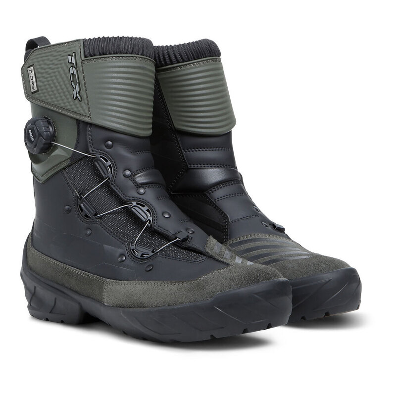 TCX INFINITY 3 MID WATERPROOF BOOTS BLACK/ GREEN 42