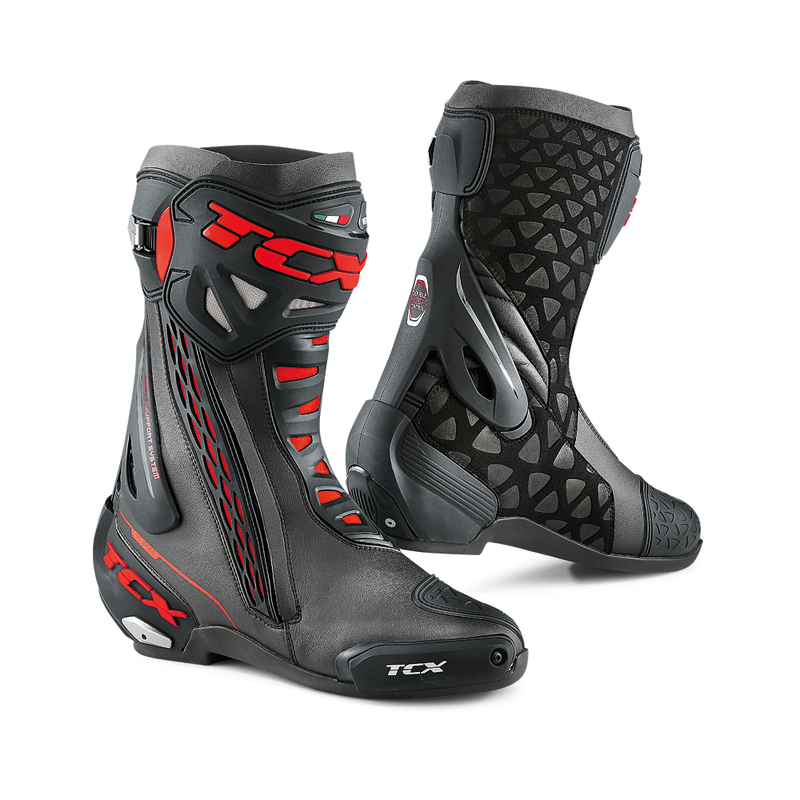 TCX RT-RACE BOOTS BLACK/RED EU 40