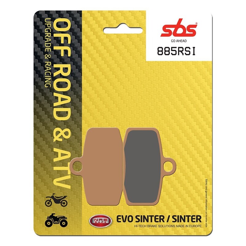 SBS RACING BRAKE PADS OFFROAD FR/RR