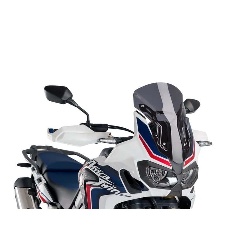 Puig Sport Screen Compatible With Honda CRF1000L Africa Twin/Adventure Sports (Dark Smoke)