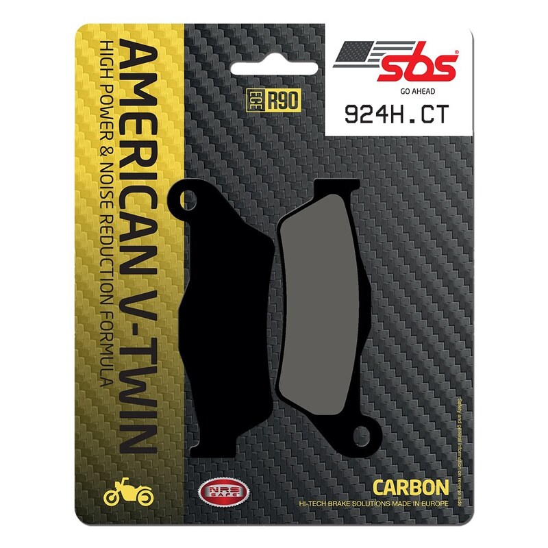 SBS FRICTION - Carbon Tech Front / Rear H-D Brake Pads