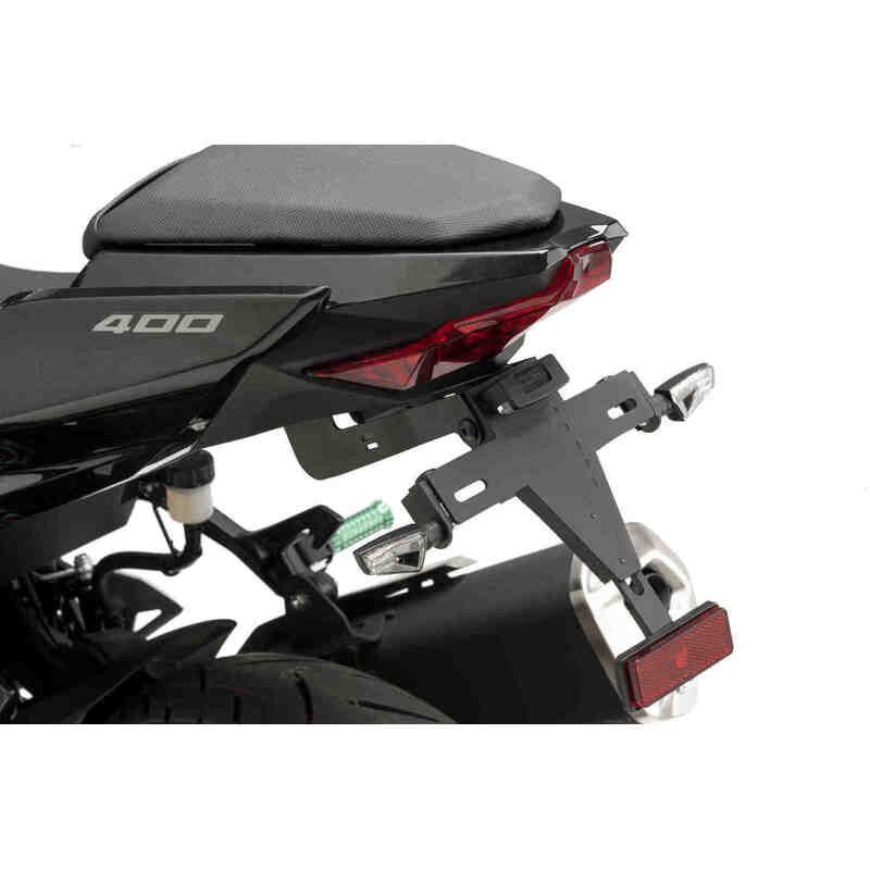 Puig Tail Tidy Compatible With Kawasaki Ninja 400/Z400 (Black)