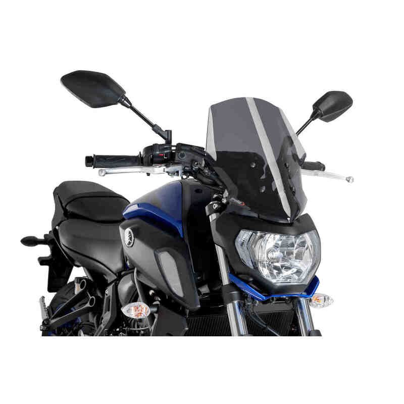Puig New Generation Touring Screen Compatible With Yamaha MT-07 2018-2020 (Dark Smoke)