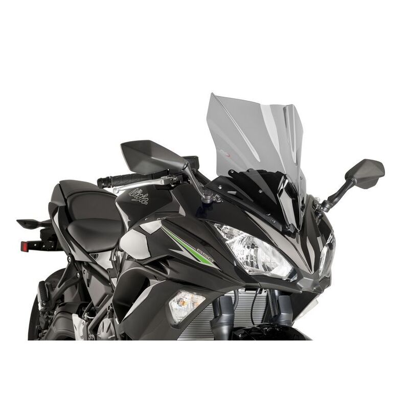 Puig Racing Screen For Kawasaki Ninja 650 2017-2019 (Light Smoke)