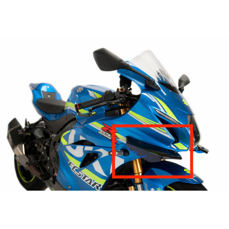 Puig Downforce Sport Spoiler Compatible With Suzuki GSX-R1000/R 2017 - 2020 (Blue)