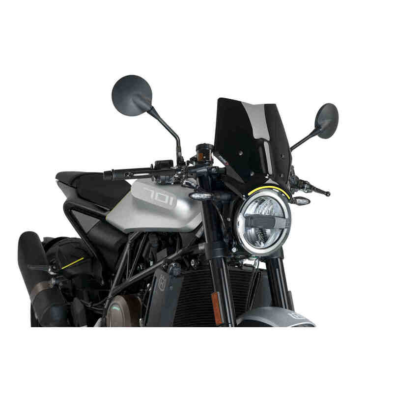 Puig New Generation Sport Screen Compatible With Husqvarna Vitpilen 701 17 - Onwards (Black)