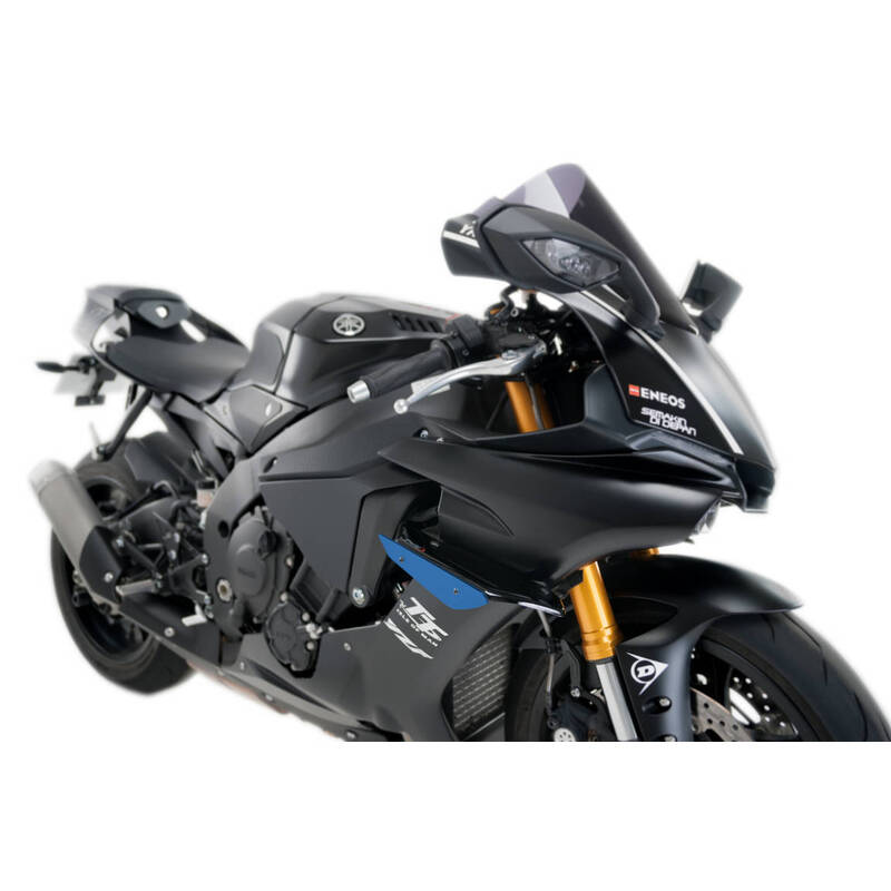 Puig Downforce Sport Spoiler Compatible With Yamaha YZF-R1/R1M (Blue)