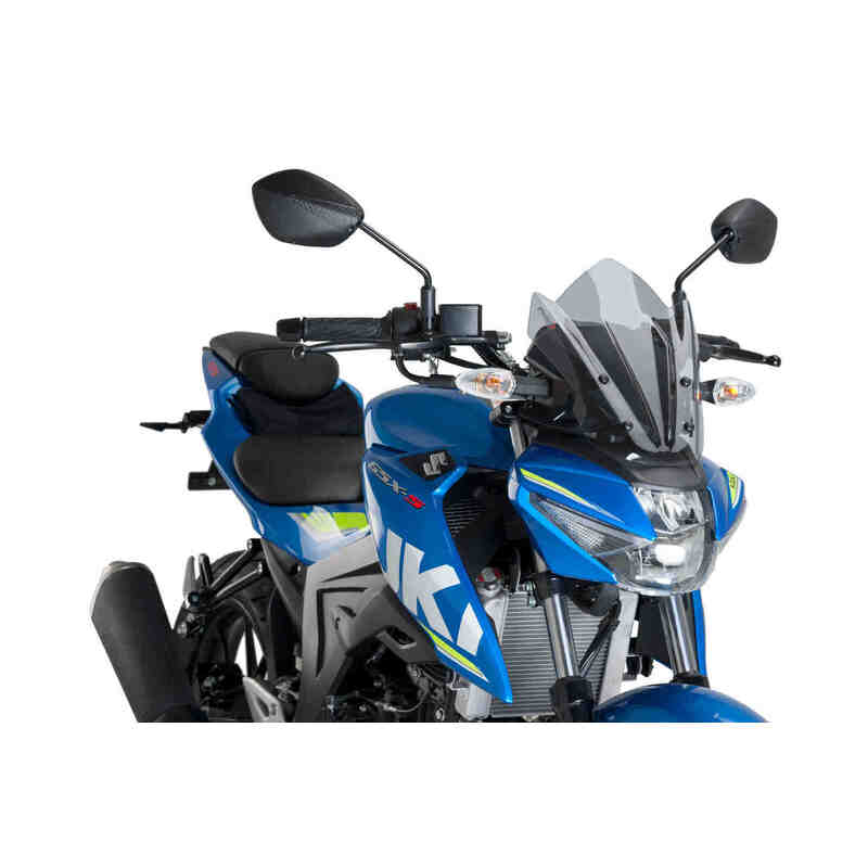 Puig New Generation Sport Screen Compatible With Suzuki GSX-S125 2017 - Onwards (Light Smoke)