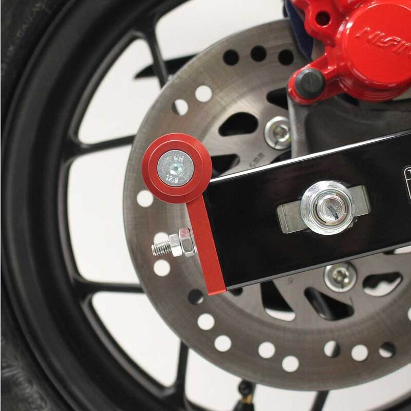 RACE STAND CHAIN ADJUSTER HONDA GROM RED