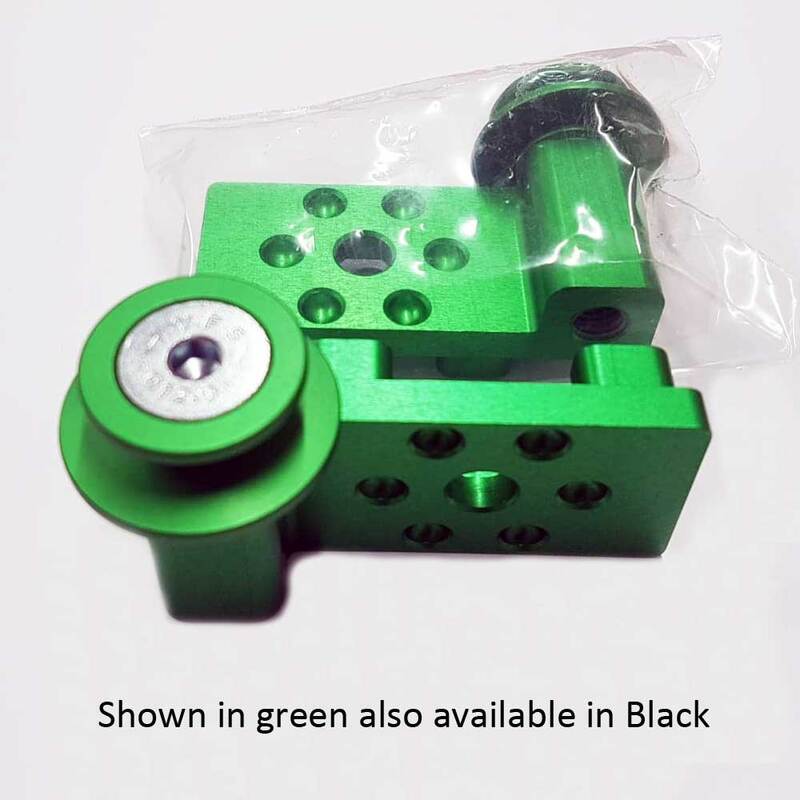 CHAIN ADJUSTER WITH PICK UP SPOOLS Z 125 - PRO - BR125 17-22 - BLACK
