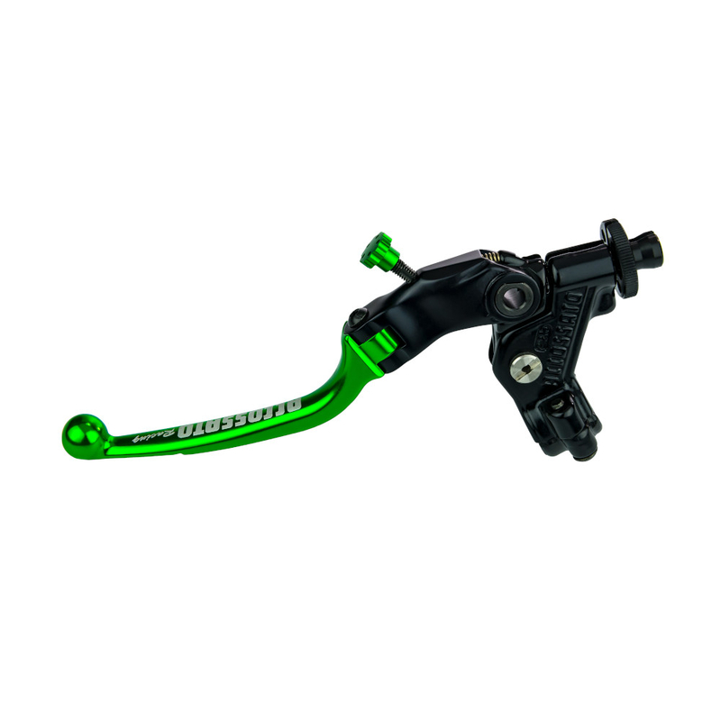 Accossato Full Clutch with folding lever 32mm green with eyelet