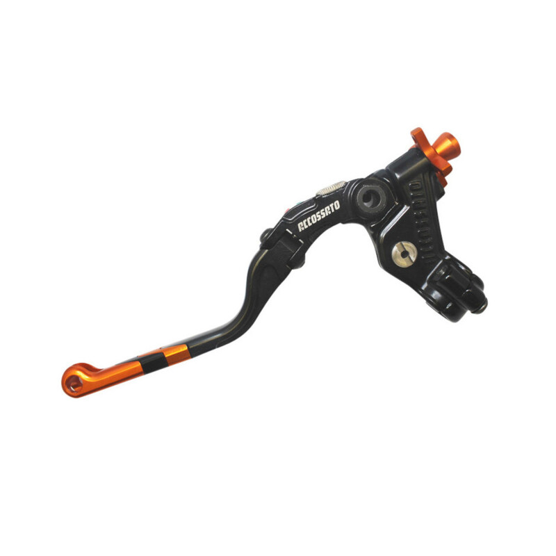 Accossato Full Clutch with Revolution Lever and switch option 24mm orange