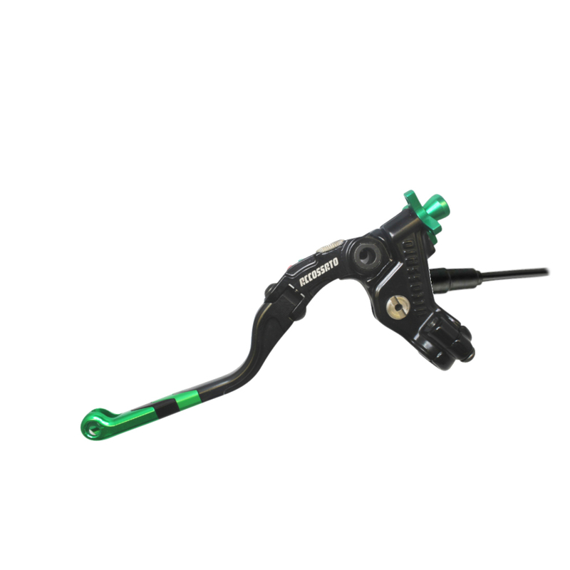 Accossato Full Clutch with Revolution Lever and integrated switch 24mm green