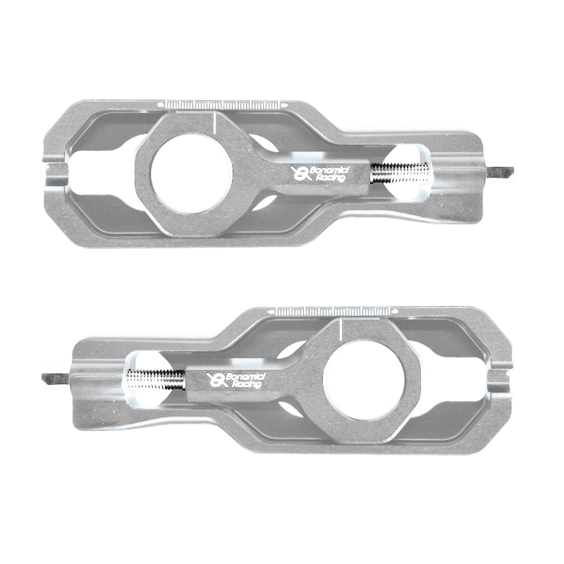 Bonamici Racing Chain Adjuster For BMW S1000RR (2008-2018) [Colour: Silver]