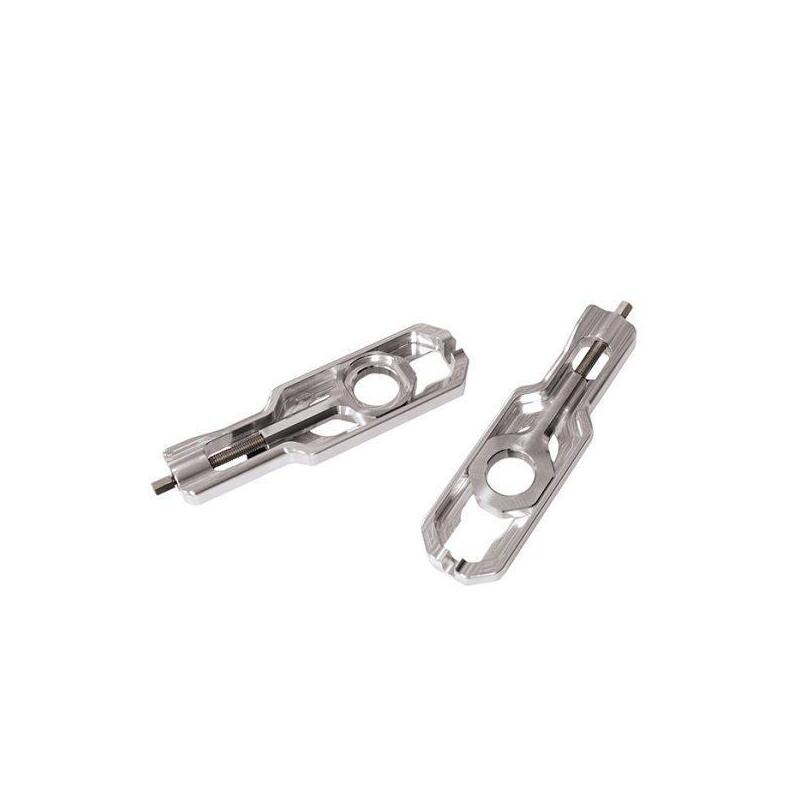 Bonamici Racing Chain Adjuster For Honda CBR1000RR Fireblade (2017-2018) [Colour: Silver]
