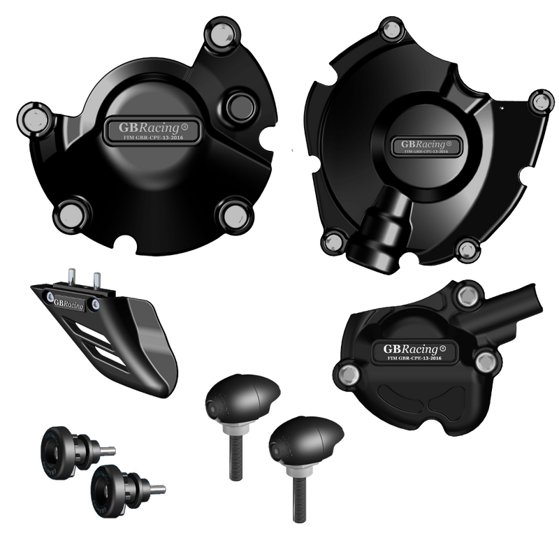 GBRacing Crash Protection Bundle (Race) for Yamaha YZF-R1