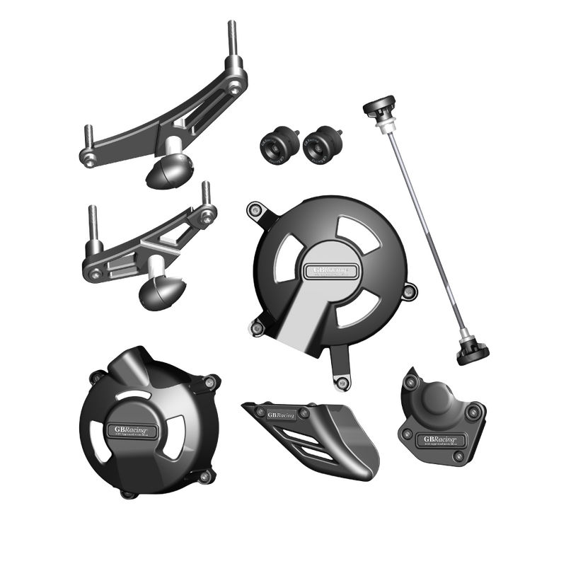 GBRacing Crash Protection Set (Street/8mm) Triumph Daytona 675 Street Triple R