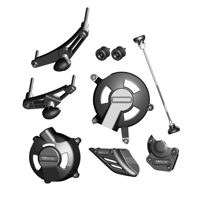 GBRacing Crash Protection Set (Race/8mm) Triumph Daytona 675 Street Triple R