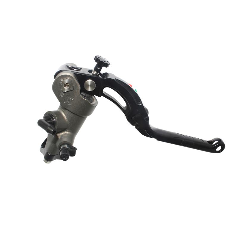 Accossato Brake Master Cylinder CNC PRS 19x17-18-19 with black Revolution lever