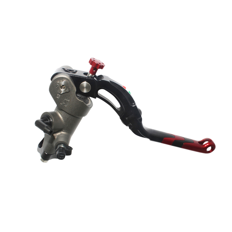 Accossato Brake Master Cylinder CNC PRS 19x17-18-19 with red Revolution lever