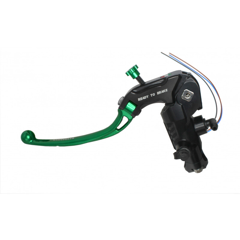 Accossato Clutch Master Cylinder Ready-to-Brake PRS 16x15-16-17 long green folding lever