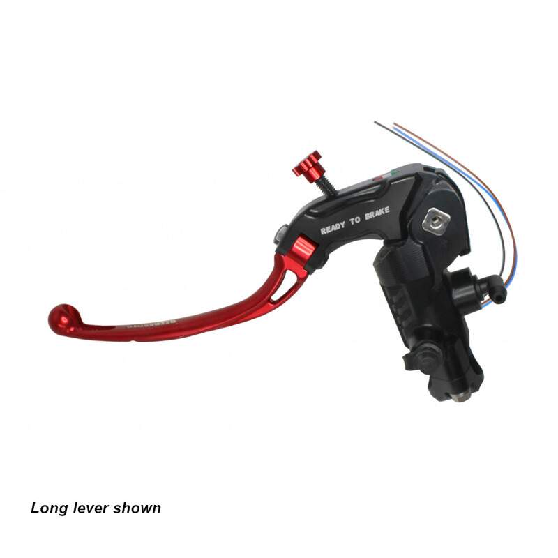 Accossato Clutch Master Cylinder Ready-to-Brake PRS 16x15-16-17 short red folding lever