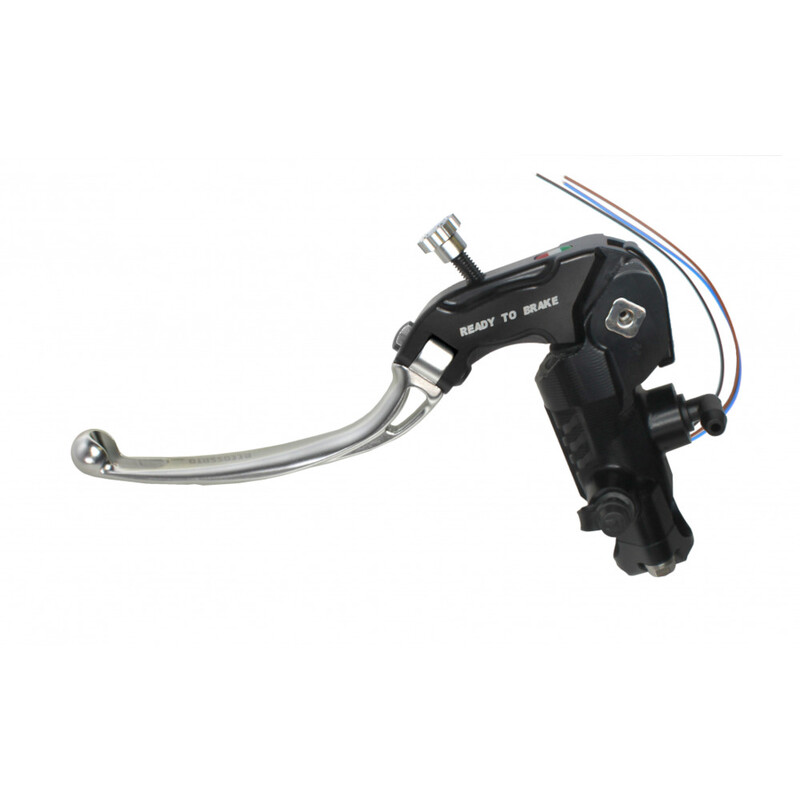 Accossato Clutch Master Cylinder Ready-to-Brake PRS 16x15-16-17 long silver folding lever