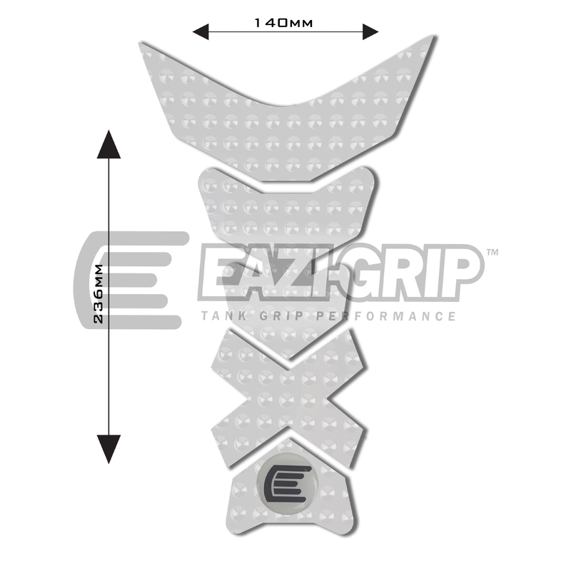 Eazi-Grip EVO Centre Tank Pad C 140mm x 236mm  clear