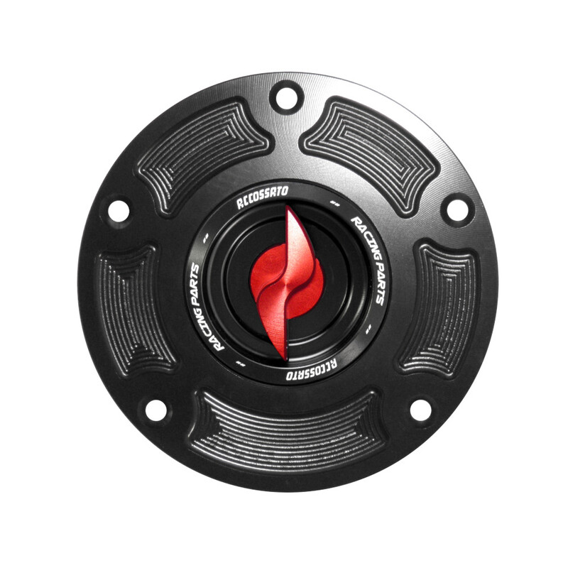 Accossato Fuel Cap Quick Action for Ducati Panigale Monster red
