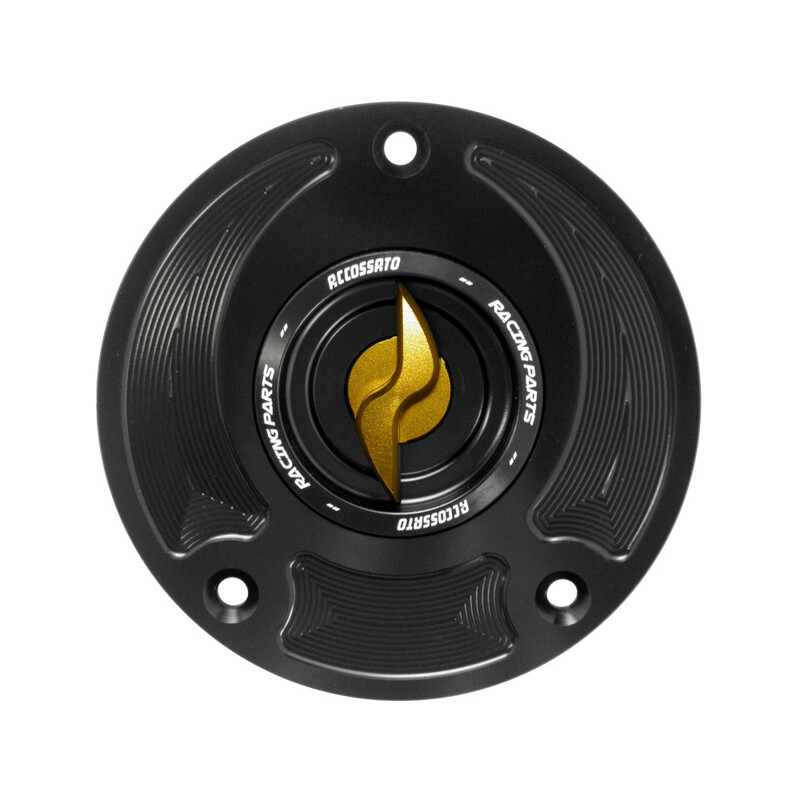 Accossato Fuel Cap Quick Action for Suzuki GSX-R1000 GSX-R600 Hayabusa SV gold